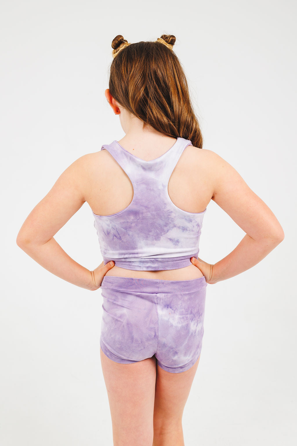 Purple Tie Dye Dance Set