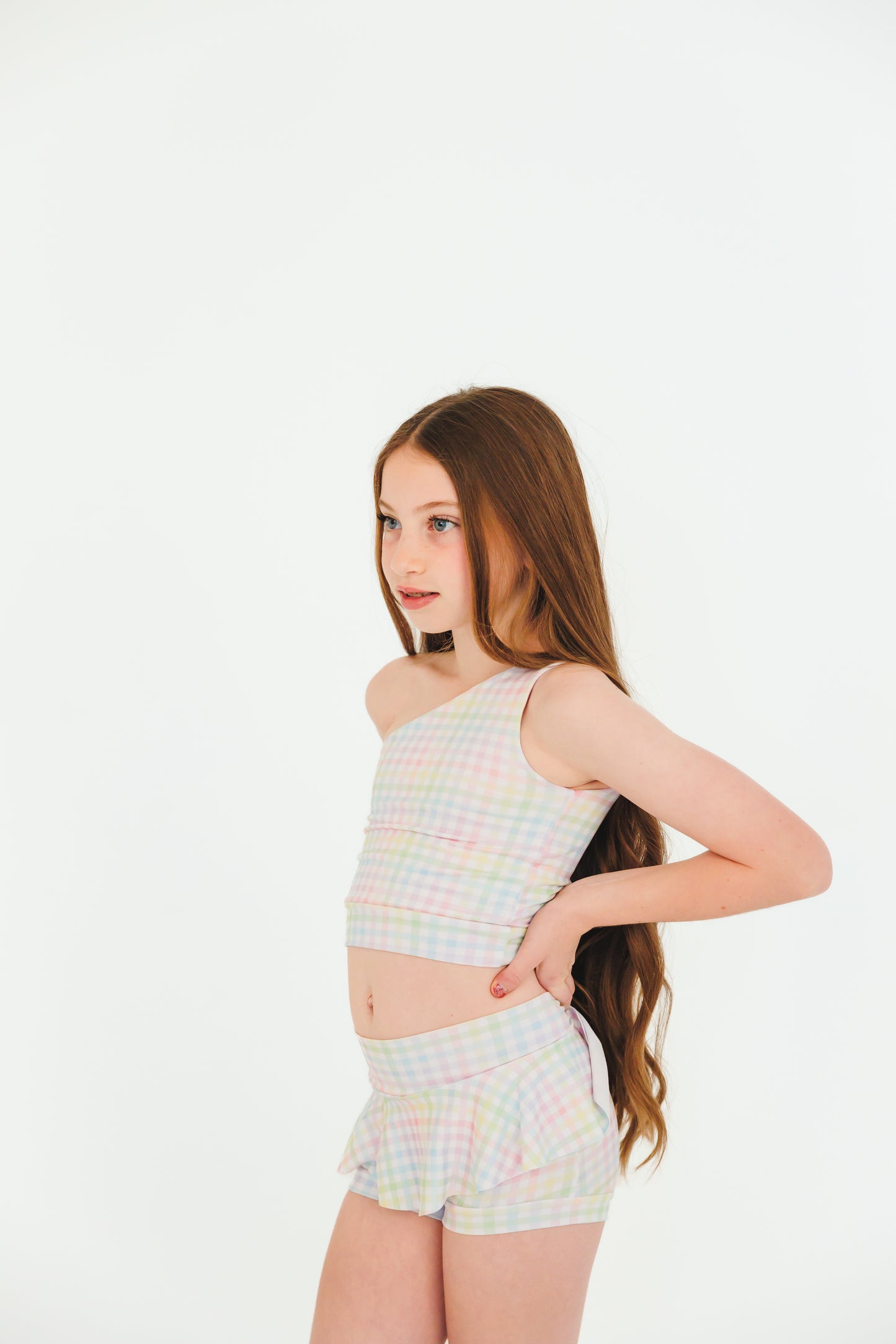 Rainbow Plaid Dance Set