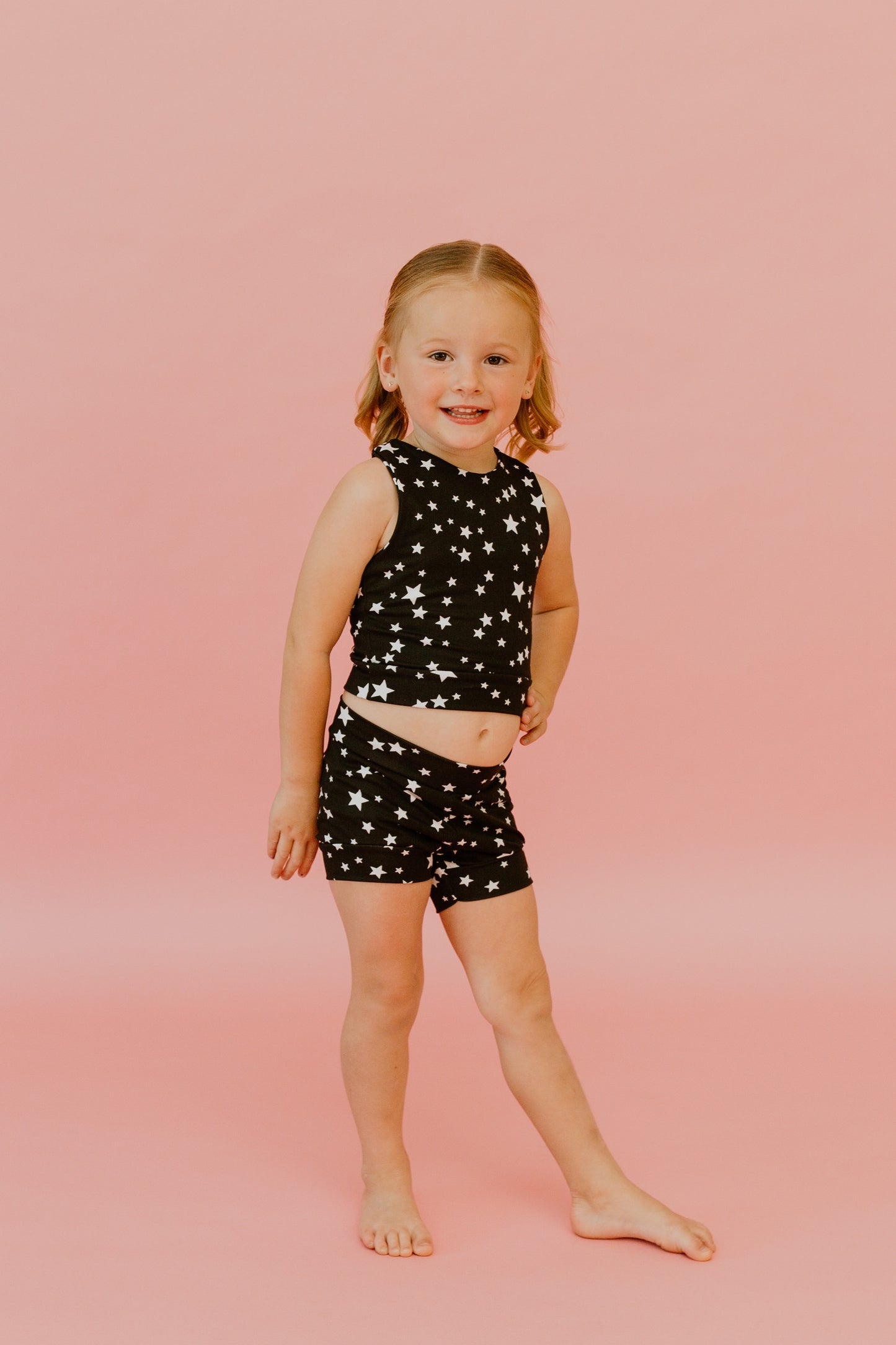 Black with White Stars Dance Set