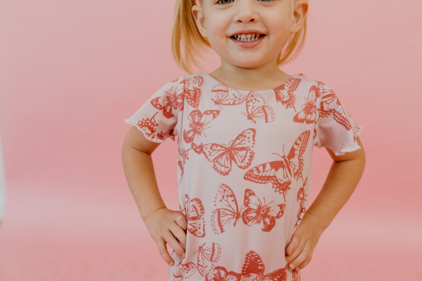Pink Butterflies Leotard