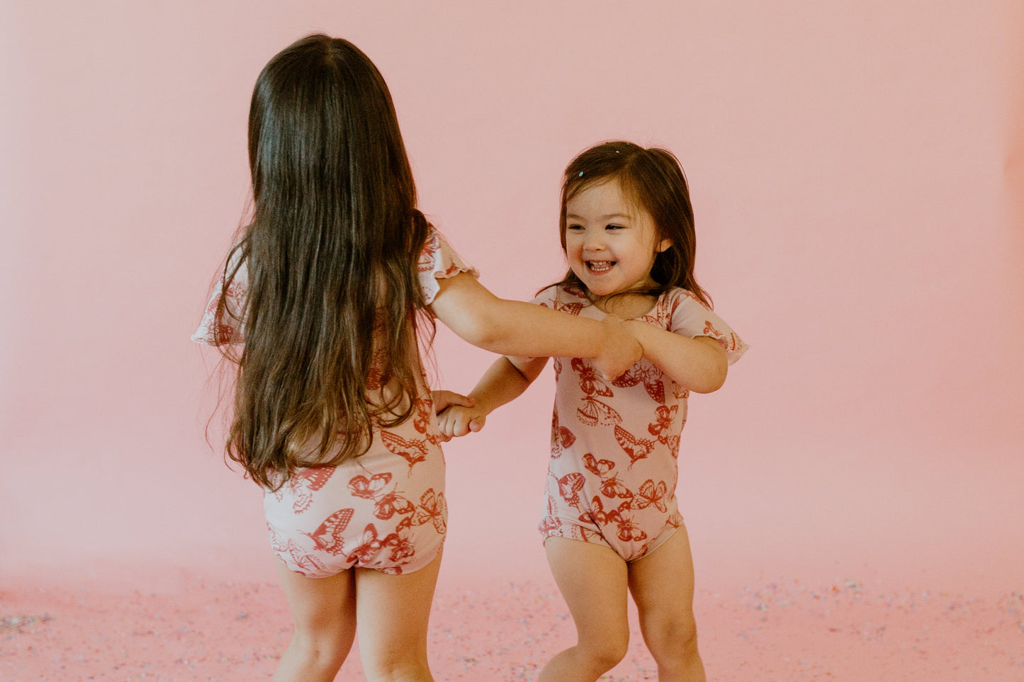 Pink Butterflies Leotard