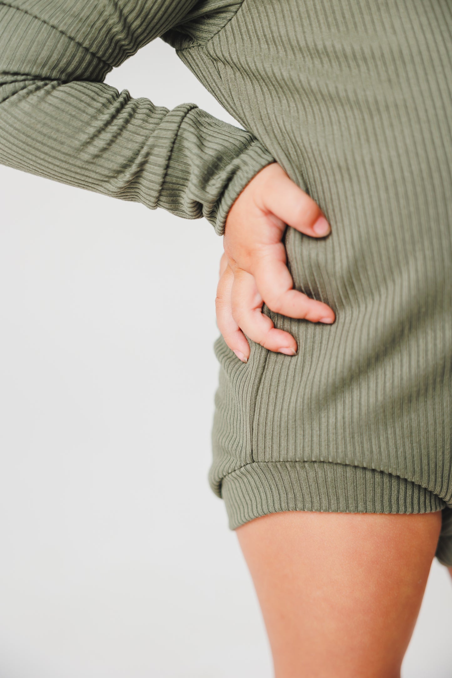 Green Long Sleeve Leotard