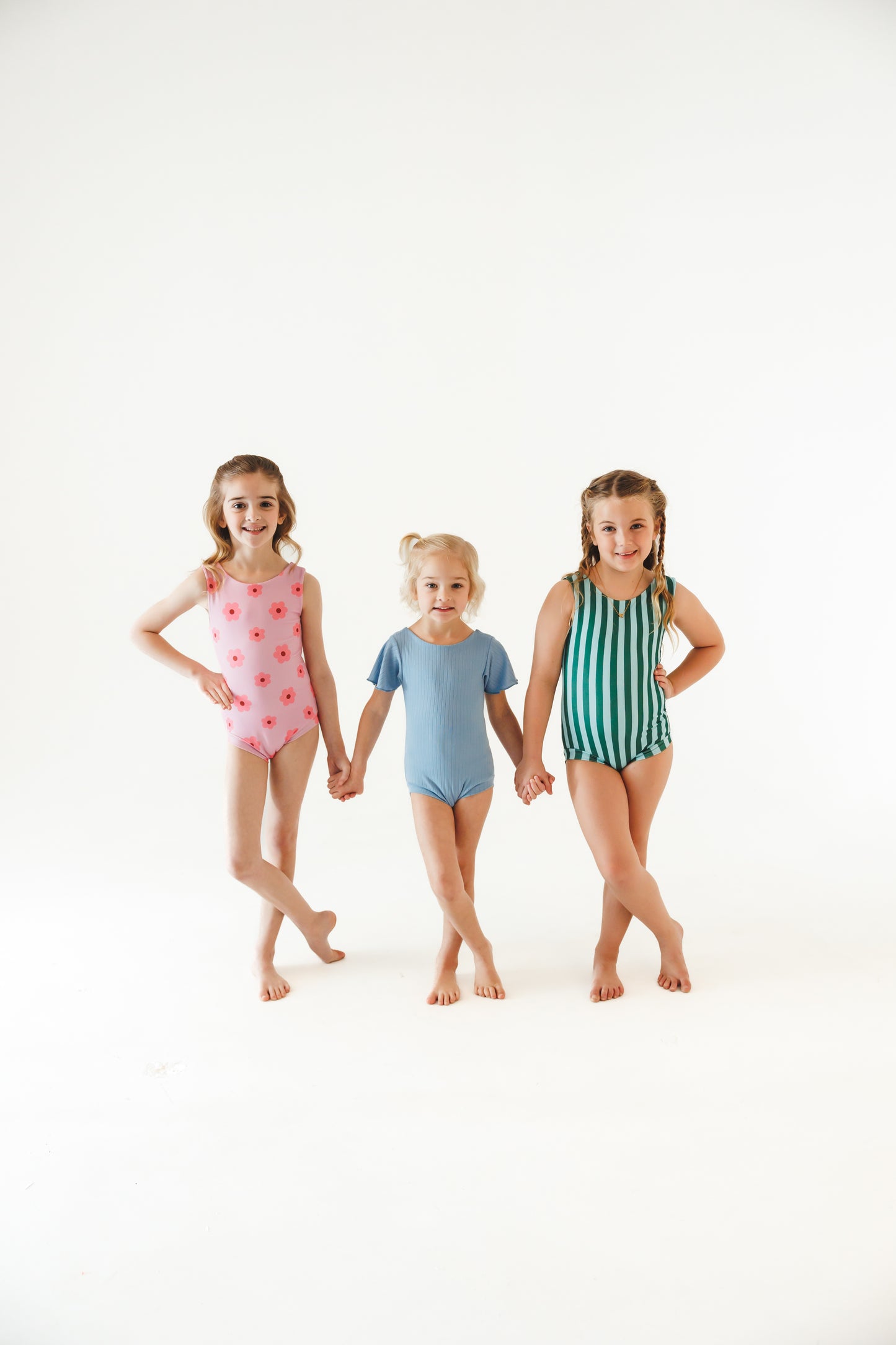 Pink Floral Leotard - Tuck & Tumble