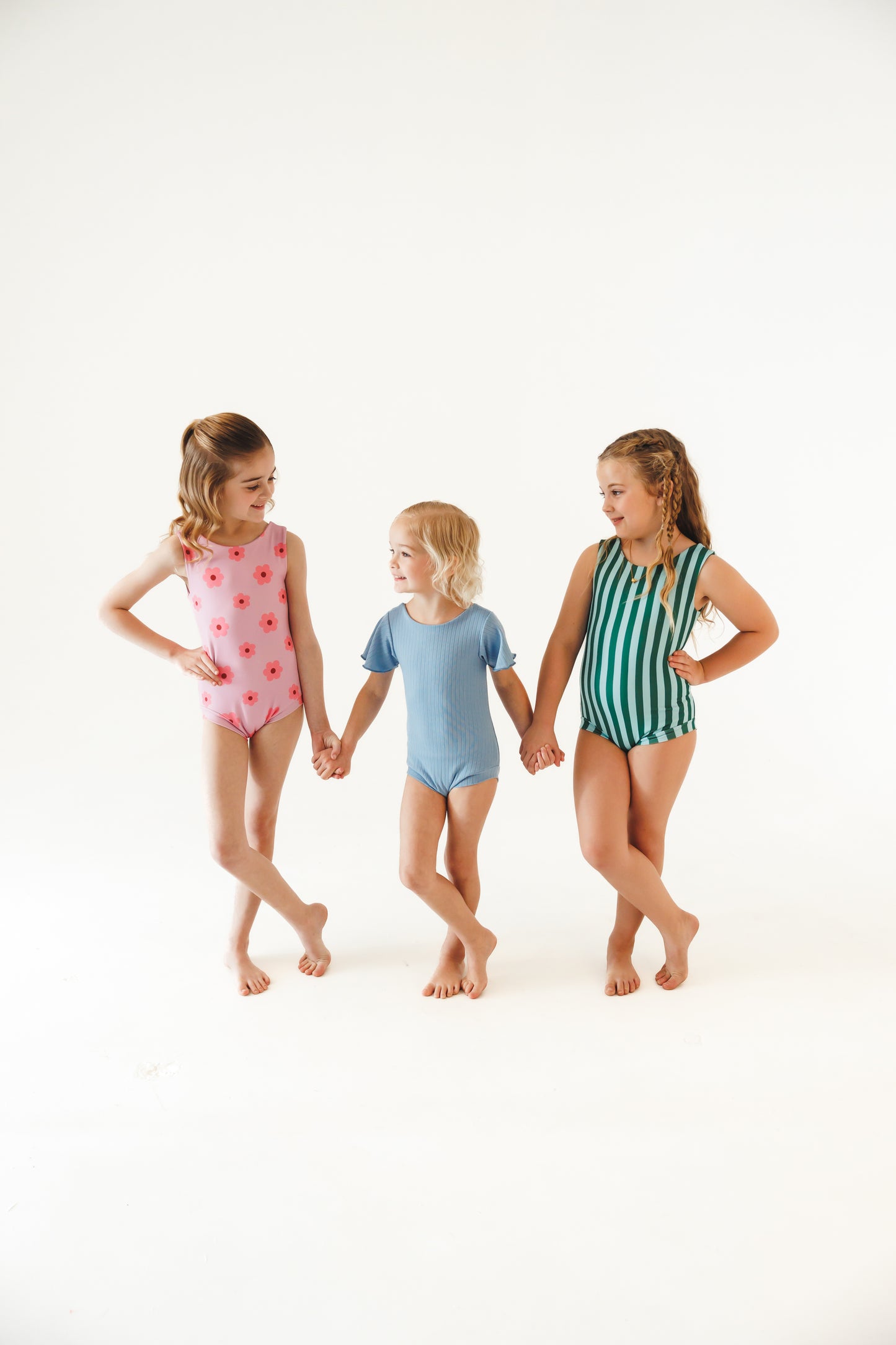 Pink Floral Leotard - Tuck & Tumble