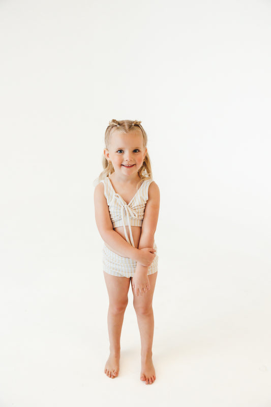 Yellow Stripes Dance Set