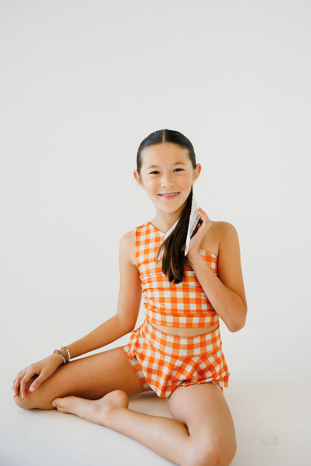 Orange Plaid Dance Set - The Trick or Twirl Drop