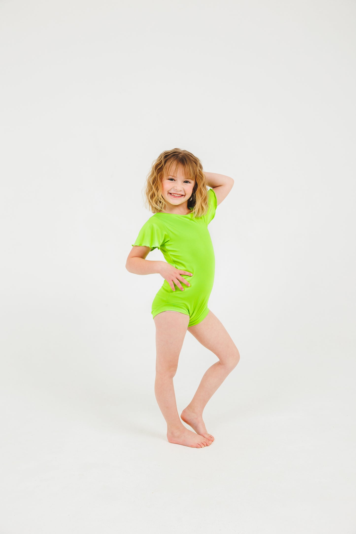 Neon Green Leotard