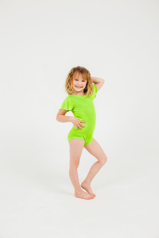 Neon Green Leotard