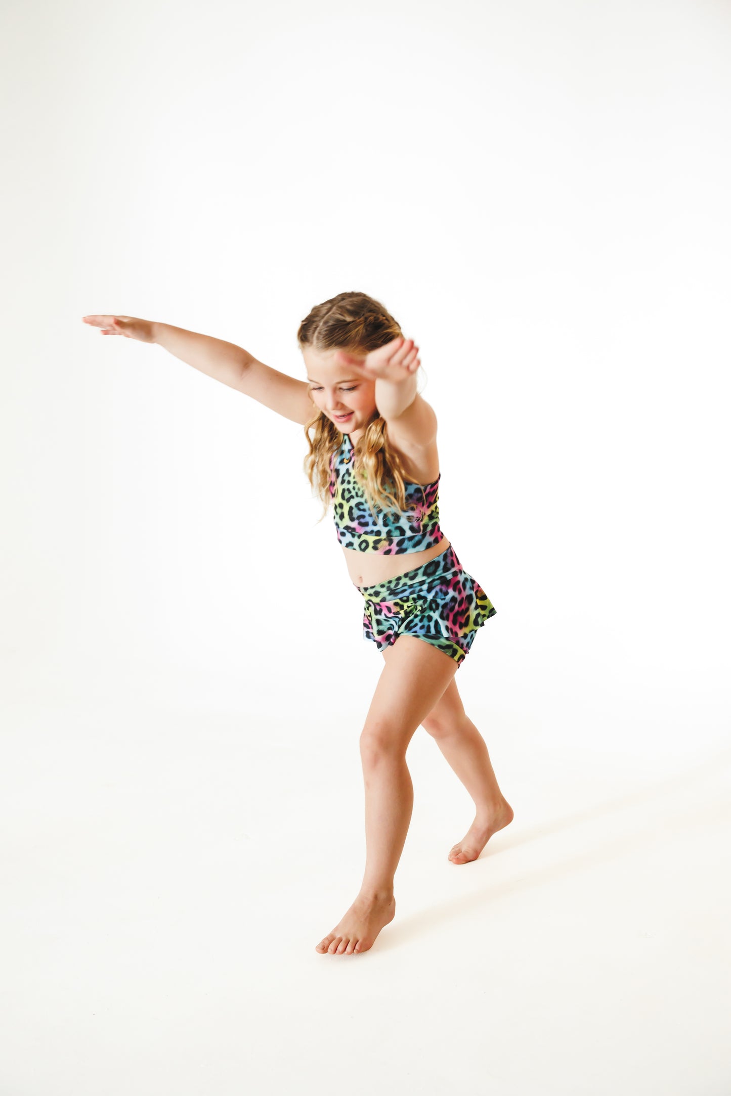 Rainbow Cheetah Dance Set - Party Animals