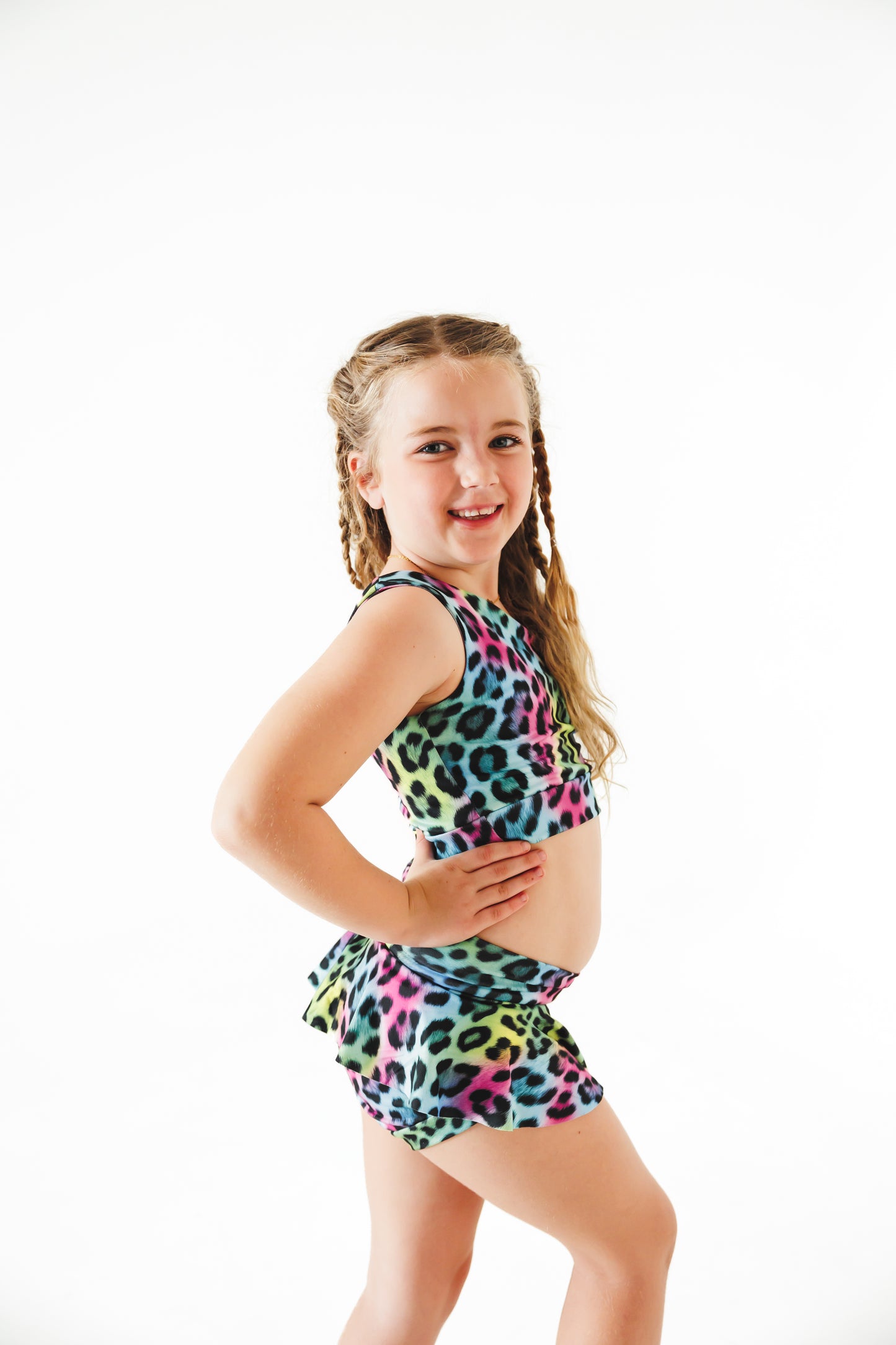 Rainbow Cheetah Dance Set - Party Animals