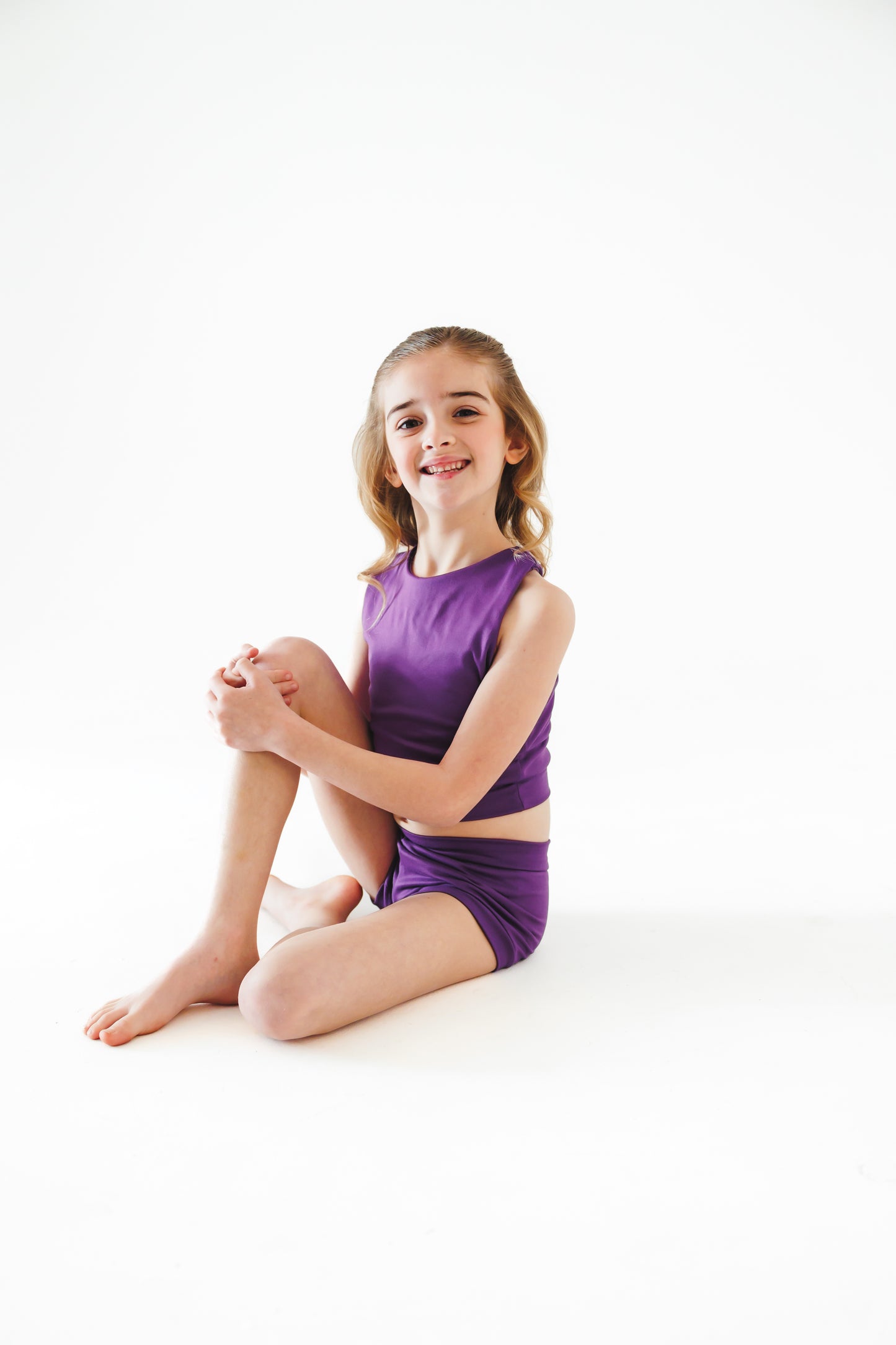 Purple Racerback Dance Set