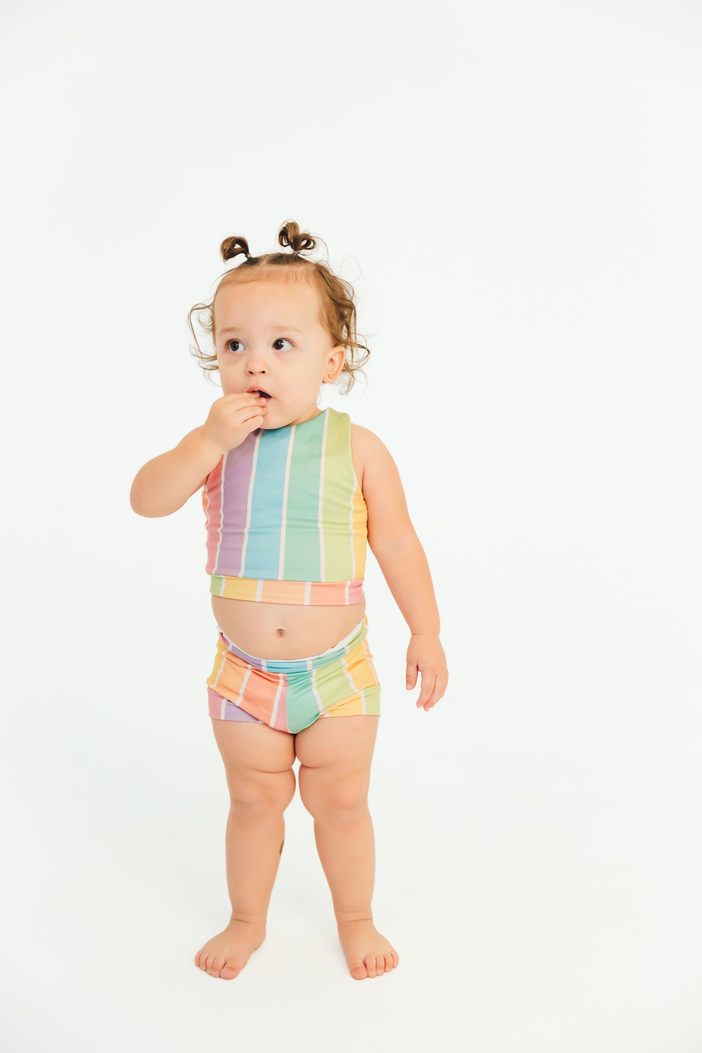 Rainbow Stripe Dance Set