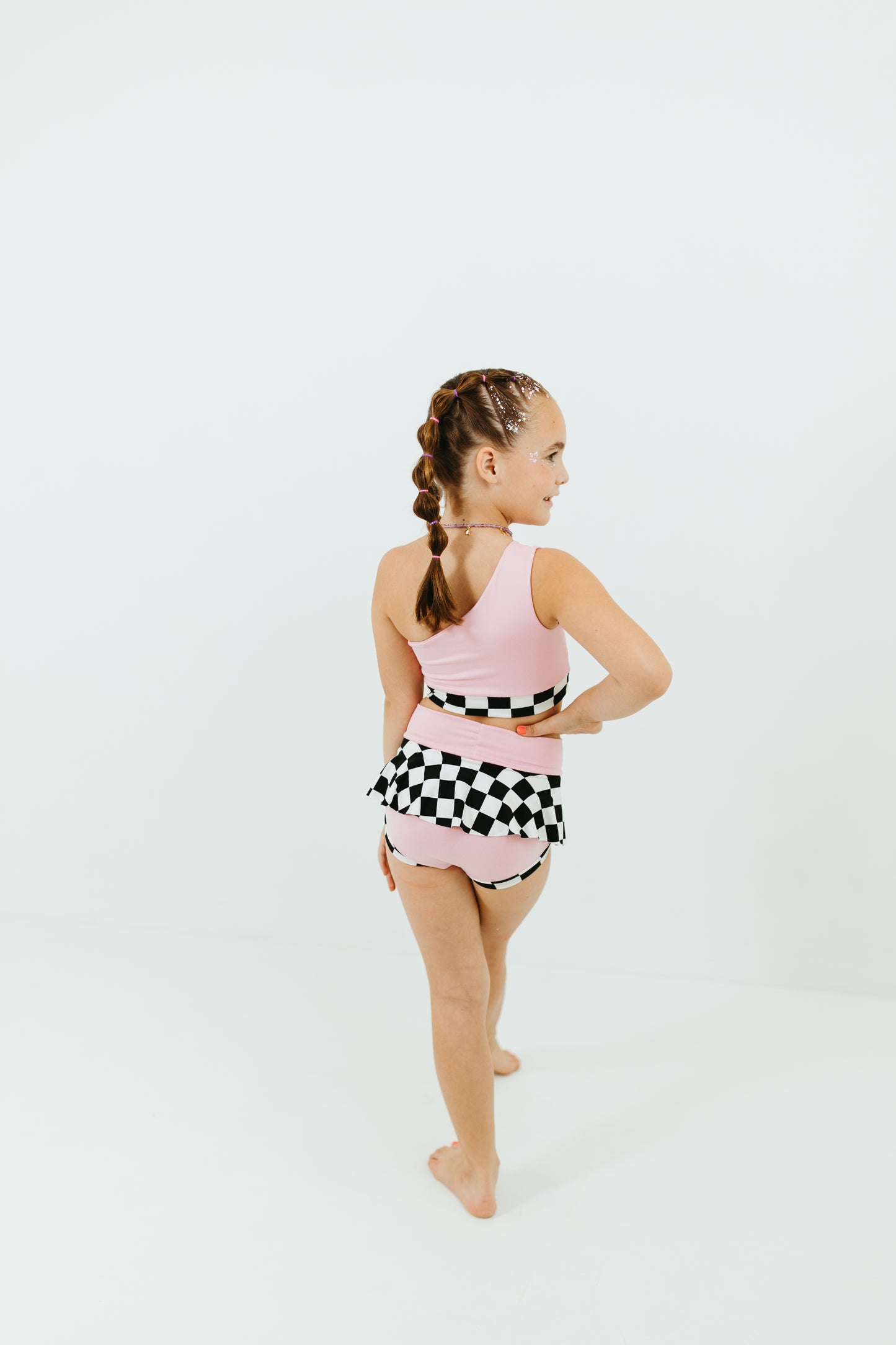 Pink One Shoulder Set - The Bestie Edit